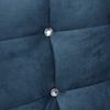 Sofa 3-Sitzer mit Bettfunktion Kaycee Samtvelours dunkelblau Bild 2