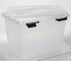 22x Scharnierbox 19L 38x28xH27cm Transparent Deckel Aufbewahrung Spielzeugkisten Bild 4