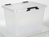22x Scharnierbox 19L 38x28xH27cm Transparent Deckel Aufbewahrung Spielzeugkisten Bild 2