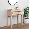 vidaXL Konsolentisch 70x35x75 cm Massivholz Kiefer 814609 Bild 3