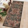 GarveeMore Teppich Vintage Wohnzimmer Kurzflor Teppiche, Höhe: 6.6 mm, Wohnzimmer Bild 4