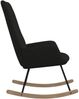 vidaXL Schaukelstuhl Schwarz Stoff 341259 Bild 4