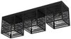 Eglo 900357 Deckenleuchte PIEDRITAS E27 3X40W schwarz L:73cm B:18cm H:20. 5cm dimmbar Bild 4