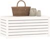 vidaXL Gartenbox Weiß 101x50,5x46,5 cm Massivholz Kiefer 823949 Bild 4