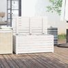 vidaXL Gartenbox Weiß 101x50,5x46,5 cm Massivholz Kiefer 823949 Bild 3