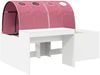 vidaXL Bett mit Tunnel 3 Stk. Artisian Eiche und Pink Holzwerkstoff 3423656 Bild 3
