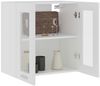 vidaXL Hängeglasschrank Lyon Weiß 60x31x60 cm Holzwerkstoff 802521 Bild 4