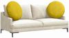 vidaXL Sitzkissen 2 pcs Gelb Ø 80 x 29 cm Samt 42014255 Bild 3