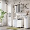 Badmöbel-Set Ilias Weiß 4 Teile Vicco Bild 3