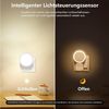 ibettertec Nachttischlampe Dimmbares Nachtlicht mit Dammerungssensor, Steckdosenlicht, LED fest integriert, Nachtlampe Einstellbare Helligkeit, stufenlose HelligkeitsregelungenergiesparendDämmerungssensor Bild 2