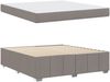 vidaXL Bettrahmen mit Matratze Taupe 180 x 200 cm Stoff 3398304 Bild 5