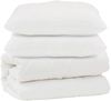 vidaXL Bettdecke mit Kissen 3 pcs Weiß Mikrofaser 3378193 Bild 2