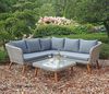 Gartenloungeset DUBAI grau - Akazie, Grau | Gartenmöbel Set Garten Loungegruppe Lounge-Set Pool Loungegarnitur Bild 3