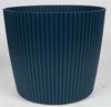 5x BURI Übertopf Milly Rillen Rund Kunststoff Blumenkübel Pflanze Kräutergefäß Bild 1