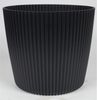 5x BURI Übertopf Milly Rillen Rund Kunststoff Blumenkübel Pflanze Kräutergefäß Bild 4