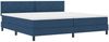 vidaXL Boxspringbett mit Kopfteil Blau 200 x 200 cm Stoff 3338796 Bild 4
