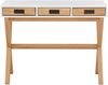 Schreibtisch >Alrik< in Weiß, MDF - 100x75x50cm (BxHxT) Bild 2