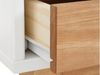 Schreibtisch >Alrik< in Weiß, MDF - 100x75x50cm (BxHxT) Bild 4
