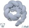 LuMali Kuschelnest 3in1 Babynest XXL Kokon Zopf Matte Kissen superweich wendbar doppelt, (3-teiliges Set: Zopf, Matte, Kissen), Neugeborene Baumwolle Velour antiallergisch wendbar Geschenk Geburt Bild 3
