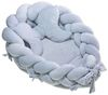 LuMali Kuschelnest 3in1 Babynest XXL Kokon Zopf Matte Kissen superweich wendbar doppelt, (3-teiliges Set: Zopf, Matte, Kissen), Neugeborene Baumwolle Velour antiallergisch wendbar Geschenk Geburt Bild 4