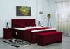 Meisterbetten Boxspringbett Lapi 240x220 in VS-Weinrot, Matratzenbezug Nano, Ergoflex-Topper Bild 4