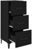 vidaXL Sideboard Schwarz Eichen-Optik 34,5 x 34 x 90 cm Holzwerkstoff 885700 Bild 5