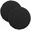 vidaXL Sitzkissen 2 pcs Schwarz Ø30 x 13 cm Stoff 42014085 Bild 2