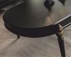 Casa Padrino Luxus Barock Couchtisch Dunkelbraun / Gold 128 cm - Barock Möbel Bild 2
