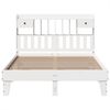 vidaXL Massivholzbett ohne Matratze Weiß 140x190 cm Kiefernholz 3308856 Bild 4