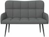 vidaXL 2-Sitzer Sofa Dunkelgrau 115 x 61 x 87 cm Stoff 42028930 Bild 4