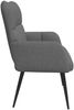 vidaXL 2-Sitzer Sofa Dunkelgrau 115 x 61 x 87 cm Stoff 42028930 Bild 5