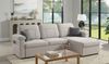 HOMAVO Ecksofa L-Ecksofa, Breite: 203 cm, Abnehmbares und waschbaresSitzkissen, Handyhalterung, Getrankehalter Bild 1