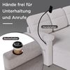 HOMAVO Ecksofa L-Ecksofa, Breite: 203 cm, Abnehmbares und waschbaresSitzkissen, Handyhalterung, Getrankehalter Bild 3