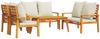 vidaXL 5-tlg. Garten-Lounge-Set mit Kissen Massivholz Akazie 3211801 Bild 2