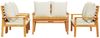 vidaXL 5-tlg. Garten-Lounge-Set mit Kissen Massivholz Akazie 3211801 Bild 3