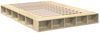 vidaXL Bettgestell Sonoma-Eiche 150x200 cm Holzwerkstoff 3280470 Bild 3