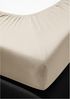 Irisette Mako-Jersey Betttuch Jupiter 0008 creme 150x200 cm 8-87 creme Bild 3