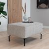 Bronx71 Hocker Kansas Stoff taupe Bild 4
