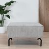 Bronx71 Hocker Kansas Stoff taupe Bild 2