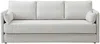 Vente-unique - GRECCO Sofa Stoff Beige - B 82 cm x H 84 cm x L 204 cm Bild 2