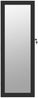 vidaXL Spiegel-Schmuckschrank mit LED-Beleuchtung Wandmontage Schwarz 353236 Bild 4