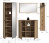 Garderobenkombination (B/H/T: 237x192x37 cm) in Evoke Oak Nachbildung Bild 4