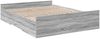 vidaXL Bettgestell mit Schubladen Grau Sonoma 150x200 cm Holzwerkstoff 3280291 Bild 3