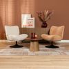 Bronx71 Sessel Lise drehbar Chenille terracotta Bild 2