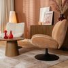 Bronx71 Sessel Lise drehbar Chenille terracotta Bild 4