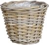Mica Rattanpflanzkorb Marcia Korb rund Ø 20 x H 16 cm grau Bild 2