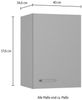 OPTIFIT Hängeschrank OPTImulti Breite 40 cm, mit 1 Tür, 1 Einlegeboden Bild 4