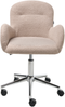 Schreibtischstuhl PRIDDY Bouclé Beige Bild 5