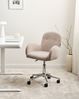 Schreibtischstuhl PRIDDY Bouclé Beige Bild 3