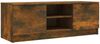 vidaXL TV-Schrank Räuchereiche 102 x 35 x 36,5 cm Holzwerkstoff [817132] Bild 2